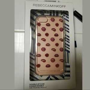 💜iPhone 6/7/8 RebeccaMinkoff doubleup Lipscase